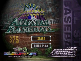 All-Star Baseball '99 (USA) Title Screen